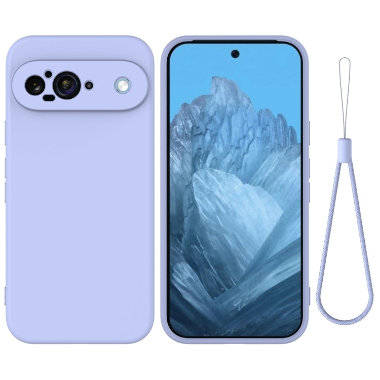 Solid Color Liquid Silicone Dropproof Full Coverage Phone Case, For Google Pixel 9 Pro XL, For Google Pixel 9 Pro, For Google Pixel 9, For Google Pixel 8a, For Google Pixel 8 Pro, For Google Pixel 8