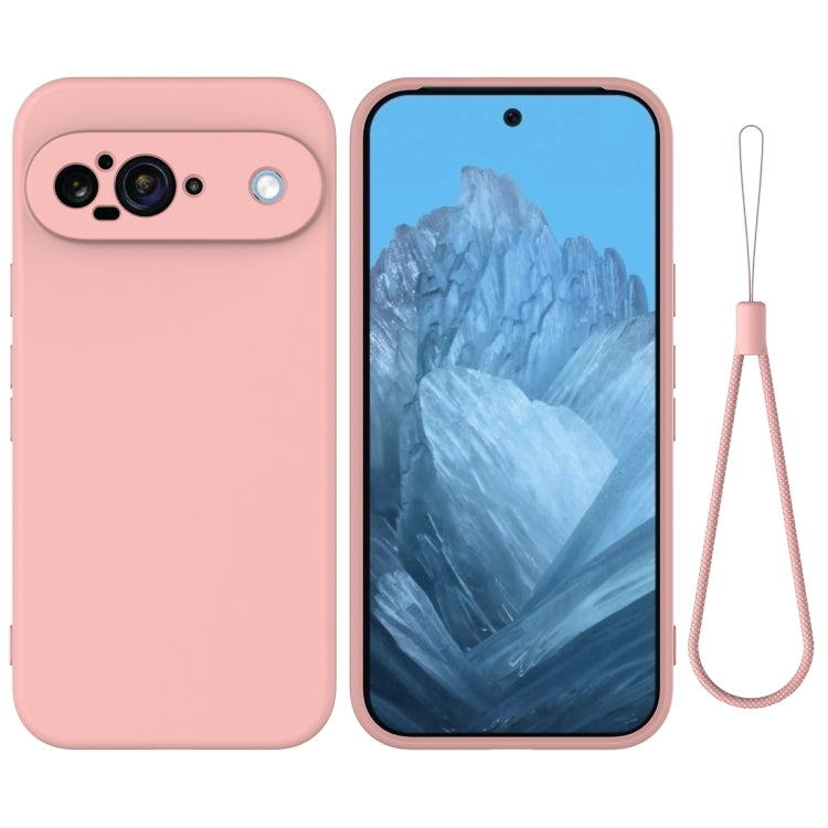 Solid Color Liquid Silicone Dropproof Full Coverage Phone Case, For Google Pixel 9 Pro XL, For Google Pixel 9 Pro, For Google Pixel 9, For Google Pixel 8a, For Google Pixel 8 Pro, For Google Pixel 8