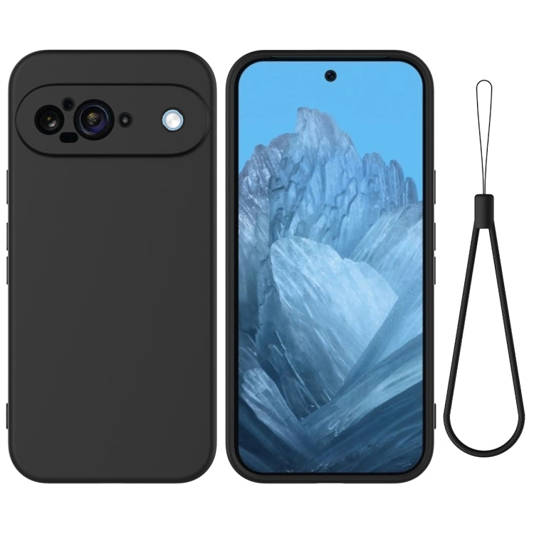 Solid Color Liquid Silicone Dropproof Full Coverage Phone Case, For Google Pixel 9 Pro XL, For Google Pixel 9 Pro, For Google Pixel 9, For Google Pixel 8a, For Google Pixel 8 Pro, For Google Pixel 8