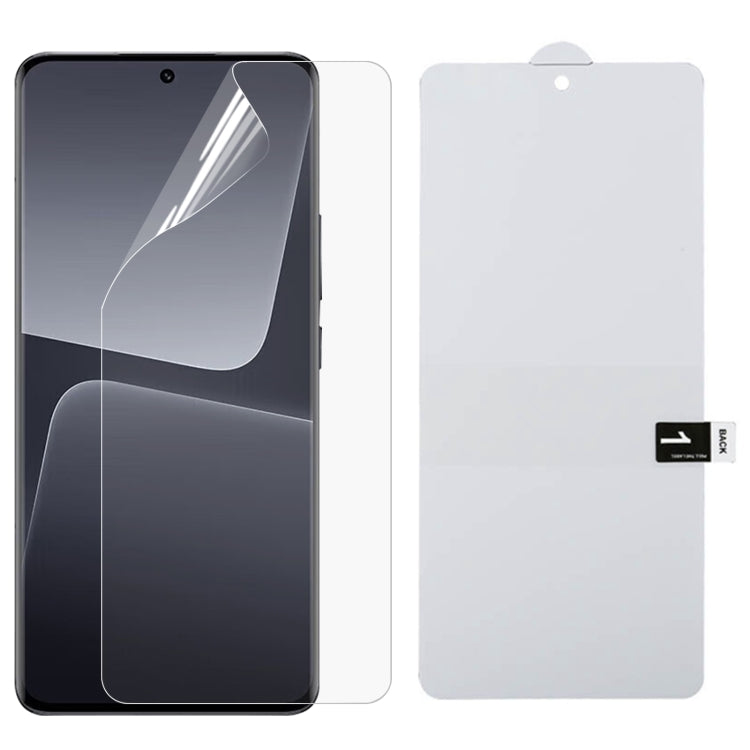 Full Screen Protector Explosion-proof Hydrogel Film, For Xiaomi Redmi 12 / 12R / 12 5G / Note 12R / Poco M6 Pro, For Xiaomi 13T Pro, For Xiaomi Redmi Note 12T Pro, For Xiaomi 13T