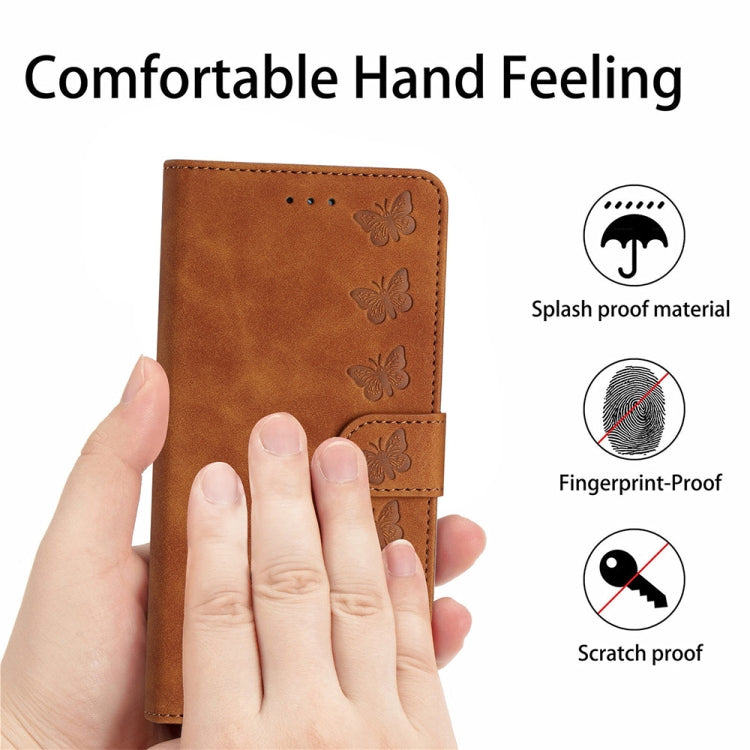 Seven Butterflies Embossed Leather Phone Case, For Xiaomi Redmi Note 9 5G / Note 9T, For Xiaomi Mi 10T Lite, For Xiaomi Mi 10T / 10T Pro, For Xiaomi Redmi 9A, For Xiaomi Redmi 9, For Xiaomi Redmi 9C, For Xiaomi Redmi Note 8T
