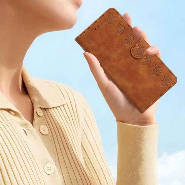 Seven Butterflies Embossed Leather Phone Case, For Xiaomi Redmi 13C 4G, For Xiaomi 13T, For Xiaomi Mi 11 Lite, For Xiaomi Redmi Note 12 Pro 5G Global, For Xiaomi Redmi Note 12 5G Global, For Xiaomi 13 Pro, For Xiaomi 13, For Xiaomi 12T / 12T Pro