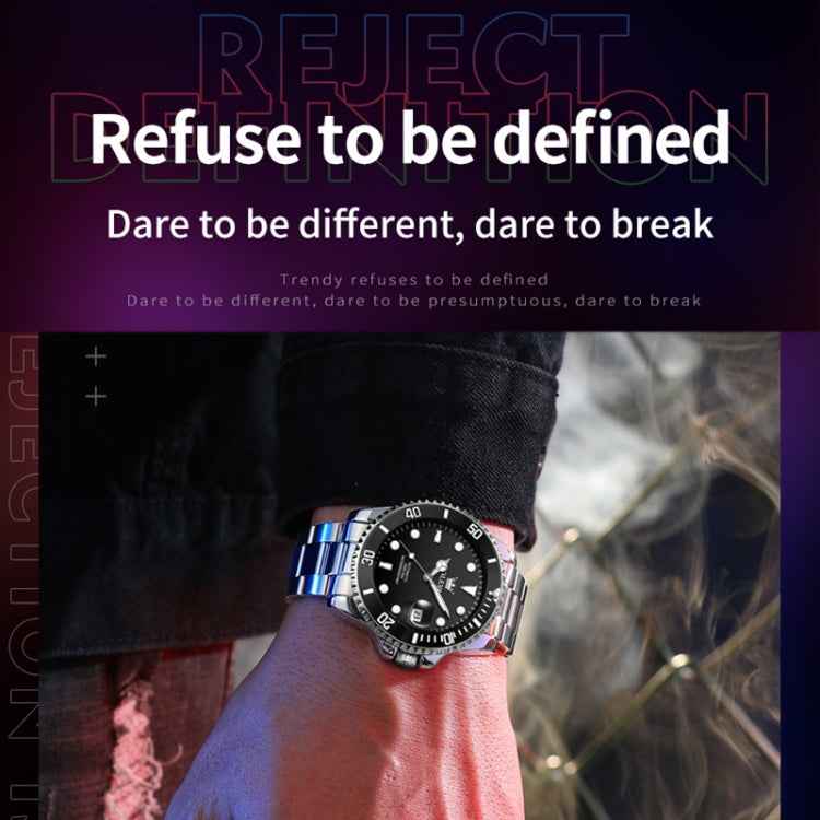 OLEVS 6650 Men Luminous Waterproof Mechanical Watch