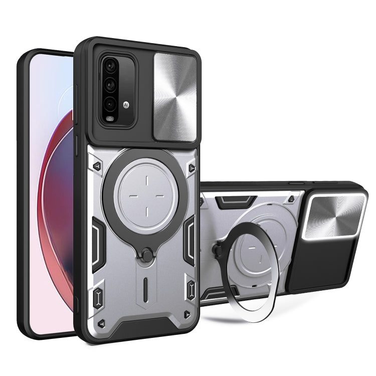 CD Texture Sliding Camshield Magnetic Holder Phone Case, For Xiaomi 11T, For Xiaomi Mi 11 Lite 4G / 5G, For Xiaomi Redmi Note 10 Pro 4G, For Xiaomi Redmi Note 9 4G