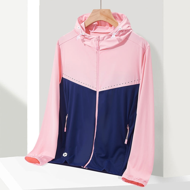 UPF40+ Men and Women Summer High Elasticity Ice Silk Sunscreen Clothing Sports Coat