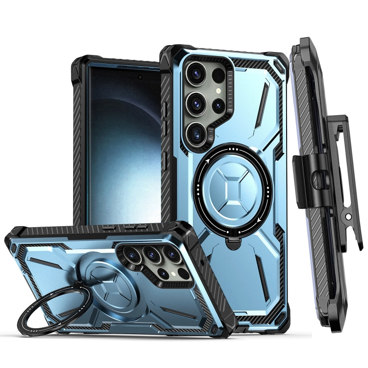 Armor Series Holder Phone Case with Back Clip, For Samsung Galaxy S23 Ultra 5G, For Samsung Galaxy S23 5G, For Samsung Galaxy S22 Ultra 5G, For Samsung Galaxy S22 5G, For Samsung Galaxy S22+ 5G, For Samsung Galaxy S21 Ultra 5G, For Samsung Galaxy S21+ ...