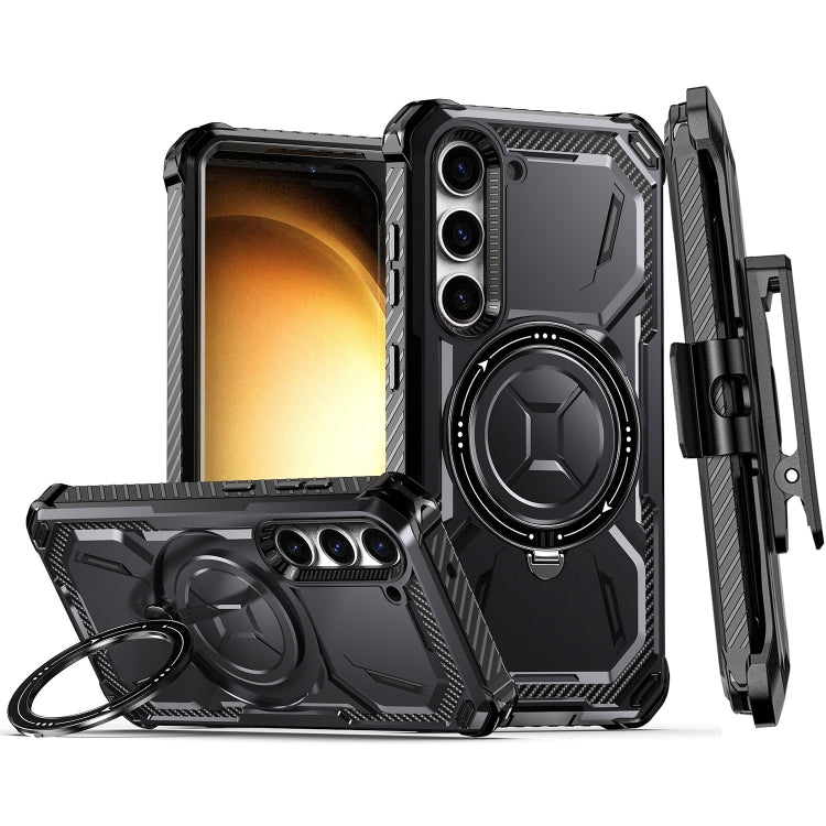 Armor Series Holder Phone Case with Back Clip, For Samsung Galaxy S23 Ultra 5G, For Samsung Galaxy S23 5G, For Samsung Galaxy S22 Ultra 5G, For Samsung Galaxy S22 5G, For Samsung Galaxy S22+ 5G, For Samsung Galaxy S21 Ultra 5G, For Samsung Galaxy S21+ ...