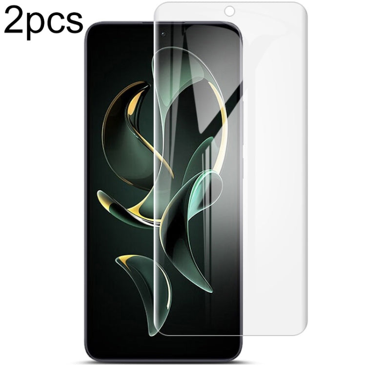 2pcs imak Curved Full Screen Hydrogel Film Protector, For Xiaomi 13 Ultra 5G, For Xiaomi Redmi K60 Ultra 5G, For Xiaomi 14 Pro 5G, For Xiaomi 14 5G, For Xiaomi Redmi Note 13 Pro+, For Xiaomi 13T / 13T Pro 5G
