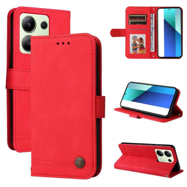 Skin Feel Life Tree Metal Button Leather Phone Case, For Xiaomi Poco F6, For Xiaomi Redmi A3, For Xiaomi Redmi Note13 Pro 4G Global/Poco M6 Pro 4G, For Xiaomi Redmi Note13 4G, For Xiaomi Redmi K70E, For Xiaomi 14 Ultra, For Xiaomi 14 Pro, For Xiaomi 14...