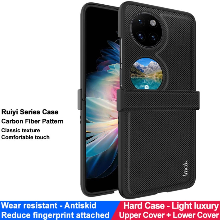 imak Ruiyi Series Carbon Fiber PU + PC Phone Case, For Huawei Pocket 2, For Huawei Mate X3