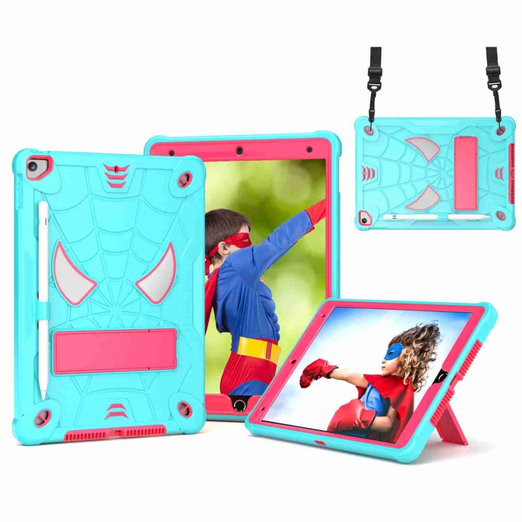 Spider Texture Silicone Hybrid PC Tablet Case with Shoulder Strap