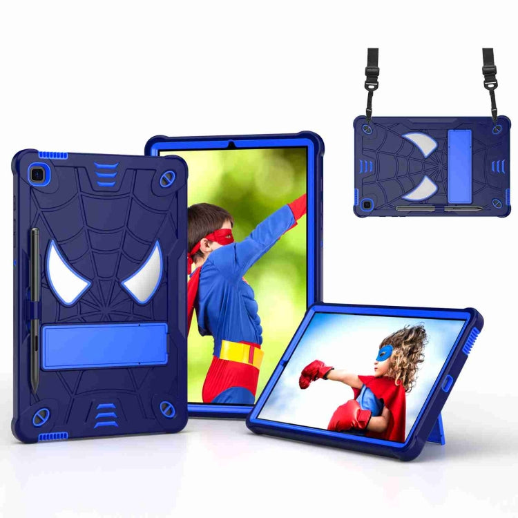 Spider Texture Silicone Hybrid PC Tablet Case with Shoulder Strap, For Samsung Galaxy Tab S7 FE / S7+ / S8+, For Samsung Galaxy Tab S7 / S8, For Samsung Galaxy Tab A8 10.5 2021, For Samsung Galaxy Tab S6 Lite P610