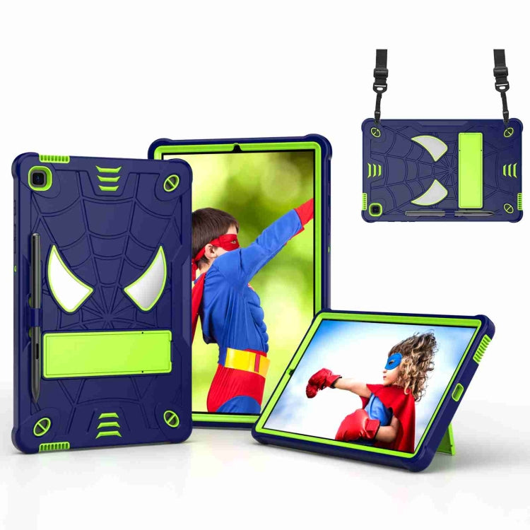 Spider Texture Silicone Hybrid PC Tablet Case with Shoulder Strap, For Samsung Galaxy Tab S7 FE / S7+ / S8+, For Samsung Galaxy Tab S7 / S8, For Samsung Galaxy Tab A8 10.5 2021, For Samsung Galaxy Tab S6 Lite P610