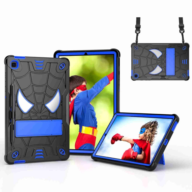 Spider Texture Silicone Hybrid PC Tablet Case with Shoulder Strap, For Samsung Galaxy Tab S7 FE / S7+ / S8+, For Samsung Galaxy Tab S7 / S8, For Samsung Galaxy Tab A8 10.5 2021, For Samsung Galaxy Tab S6 Lite P610
