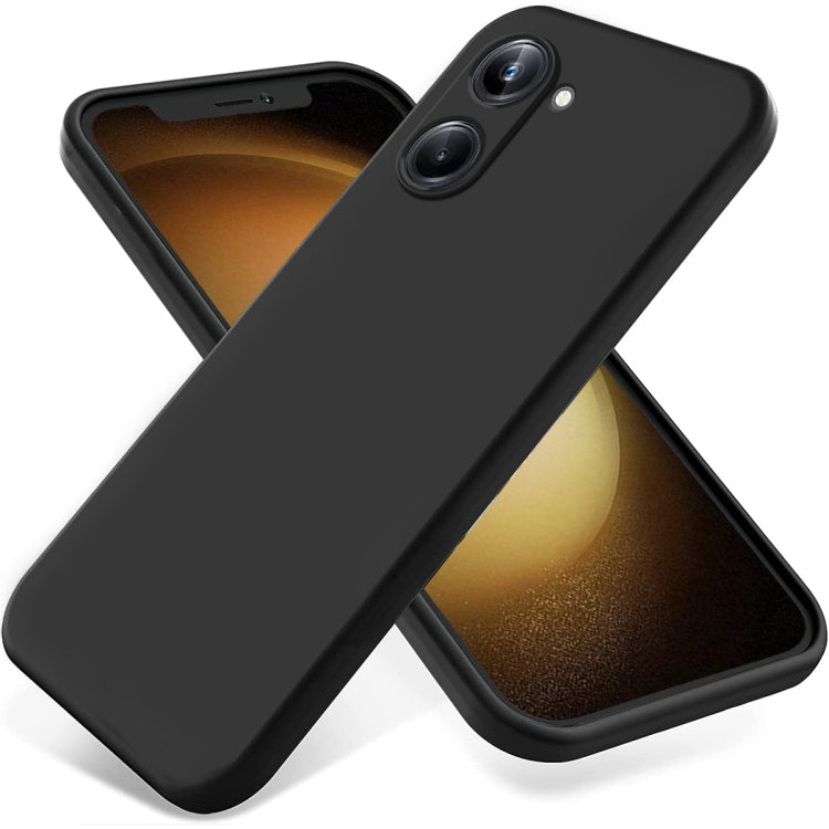 Solid Color Liquid Silicone Dropproof Full Coverage Phone Case, For Realme C65 5G, For Realme C65 4G, For Realme Narzo N55, For Realme 10 Pro 5G