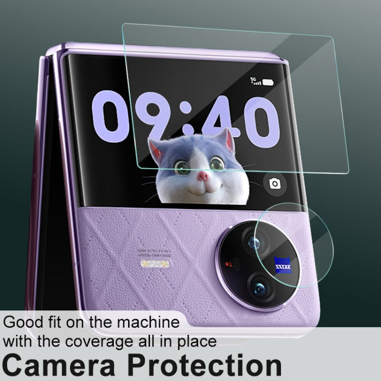 1 Sets imak Tempered Glass Rear Camera Protection Ring + Glass Rear Screen Sticker