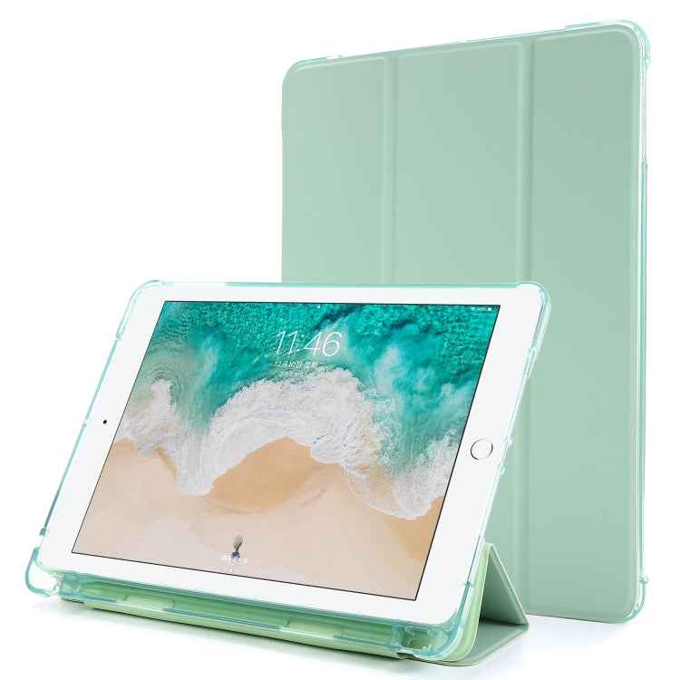 Airbag Horizontal Flip Leather Case with Three-fold Holder & Pen Holder, For iPad 9.7 (2018) & (2017), For iPad Air 2