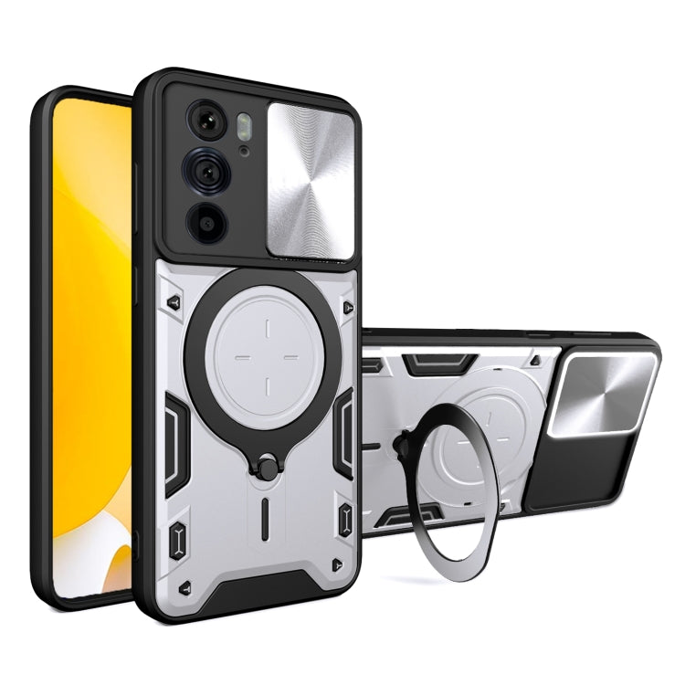 CD Texture Sliding Camshield Magnetic Holder Phone Case, For Motorola Moto G22 / E32, For Motorola Edge 30, For Motorola Edge 30 Pro, For Motorola Moto E20 / E30 / E40, For Motorola Edge 20 Lite, For Motorola Edge 20 Pro, For Motorola Moto G30 / G20 / G10