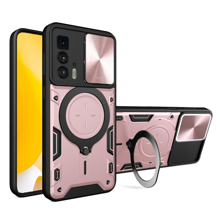 CD Texture Sliding Camshield Magnetic Holder Phone Case, For Motorola Moto G22 / E32, For Motorola Edge 30, For Motorola Edge 30 Pro, For Motorola Moto E20 / E30 / E40, For Motorola Edge 20 Lite, For Motorola Edge 20 Pro, For Motorola Moto G30 / G20 / G10