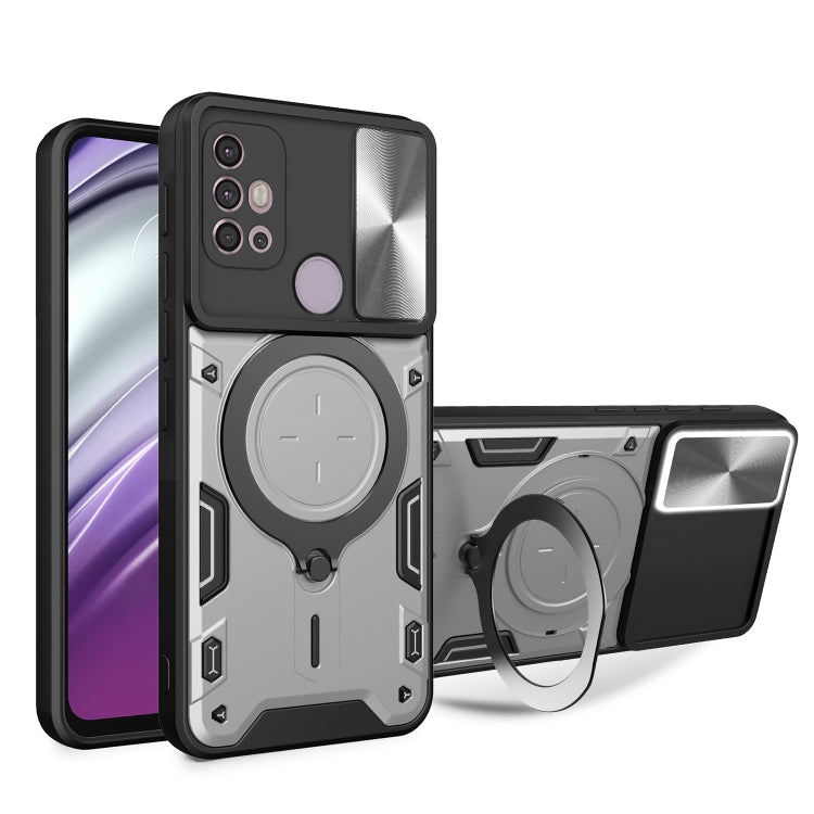 CD Texture Sliding Camshield Magnetic Holder Phone Case, For Motorola Moto G22 / E32, For Motorola Edge 30, For Motorola Edge 30 Pro, For Motorola Moto E20 / E30 / E40, For Motorola Edge 20 Lite, For Motorola Edge 20 Pro, For Motorola Moto G30 / G20 / G10