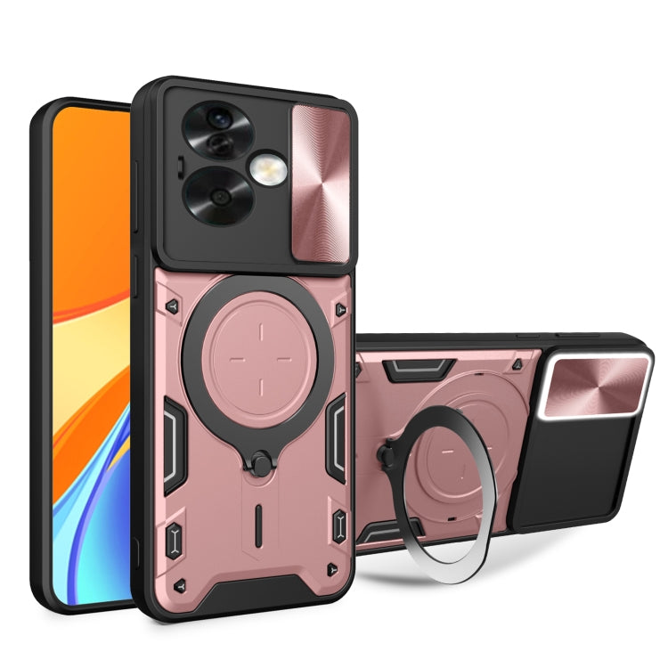 CD Texture Sliding Camshield Magnetic Holder Phone Case, For OPPO Reno 6 4G, For OPPO A15 / A15s / A35 2021, For OPPO A53 4G, For OPPO A9 2020 / A5 2020 / A11x, For OPPO A79 5G Global