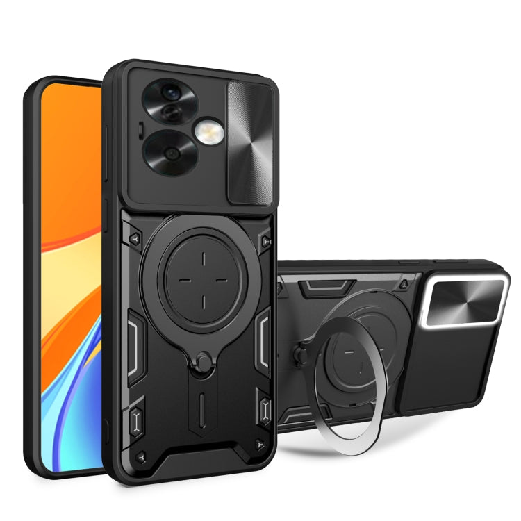 CD Texture Sliding Camshield Magnetic Holder Phone Case, For OPPO Reno 6 4G, For OPPO A15 / A15s / A35 2021, For OPPO A53 4G, For OPPO A9 2020 / A5 2020 / A11x, For OPPO A79 5G Global