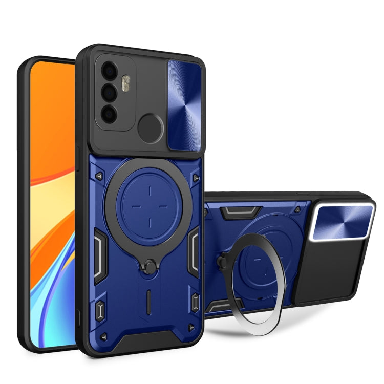 CD Texture Sliding Camshield Magnetic Holder Phone Case, For OPPO Reno 6 4G, For OPPO A15 / A15s / A35 2021, For OPPO A53 4G, For OPPO A9 2020 / A5 2020 / A11x, For OPPO A79 5G Global