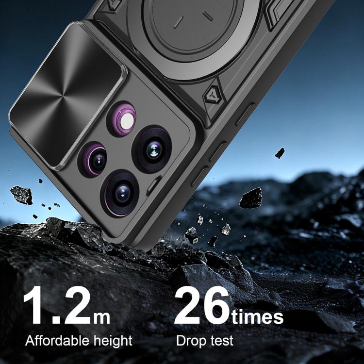 CD Texture Sliding Camshield Magnetic Holder Phone Case, For OPPO Reno16 F 5G, For OPPO Find X9 Ultra, For OPPO Find X9, For OPPO Find X9 Pro, For OPPO Reno14 F 5G Global, For OPPO A5 5G Global / A5x 5G, For OPPO Reno14 5G Global, For OPPO A59 5G Global