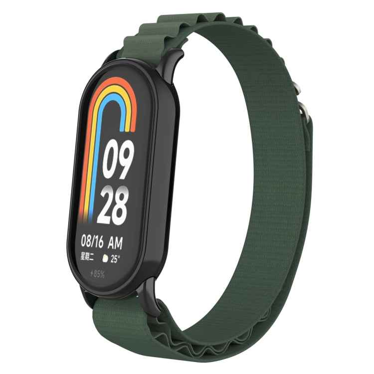 Metal Plug Loop Nylon Watch Band, For Xiaomi Mi Band 8