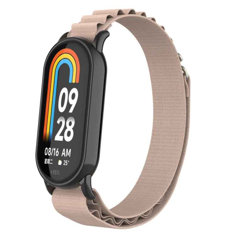 Metal Plug Loop Nylon Watch Band, For Xiaomi Mi Band 8