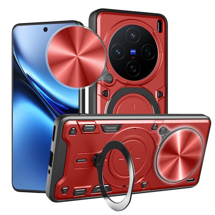 CD Texture Sliding Camshield Magnetic Holder Phone Case, For vivo Y39 5G, For vivo Y29s 5G, For vivo Y29 4G, For vivo V50 5G, For vivo iQOO 13, For vivo Y19s 4G, For vivo X200 5G, For vivo X200 Pro 5G