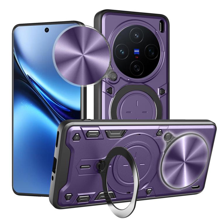 CD Texture Sliding Camshield Magnetic Holder Phone Case, For vivo Y39 5G, For vivo Y29s 5G, For vivo Y29 4G, For vivo V50 5G, For vivo iQOO 13, For vivo Y19s 4G, For vivo X200 5G, For vivo X200 Pro 5G