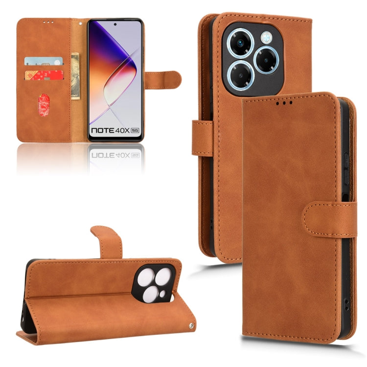 Skin Feel Magnetic Flip Leather Phone Case, For Infinix Note 40X 5G, For Infinix Note 40 5G, For Infinix Hot 40i, For Infinix Smart 8, For Infinix Zero 30 5G, For Infinix GT 10 Pro, For Infinix Hot 30 5G, For Infinix Note 30 5G, For Infinix Note 30i