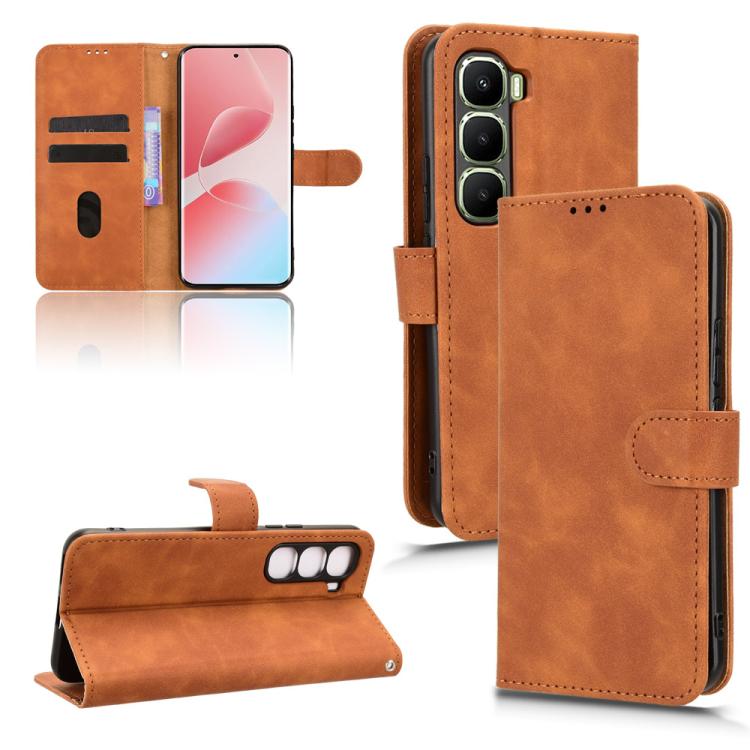 Skin Feel Magnetic Flip Leather Phone Case, For Infinix GT 50 Pro 5G, For Infinix Hot 70 4G, For Infinix Note 60 Ultra 5G, For Infinix Note Edge 5G, For Infinix Hot 60 5G, For Infinix Hot 60 Pro+ 4G, For Infinix Hot 60 Pro 4G, For Infinix Smart 10 Plus...