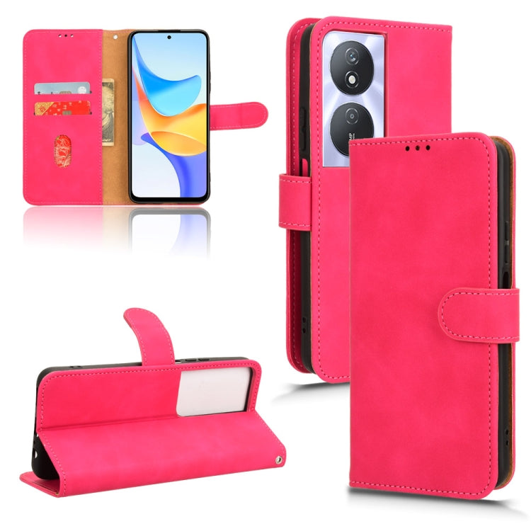 Skin Feel Magnetic Flip Leather Phone Case, For Honor Play 50 Plus, For Honor 90 Pro