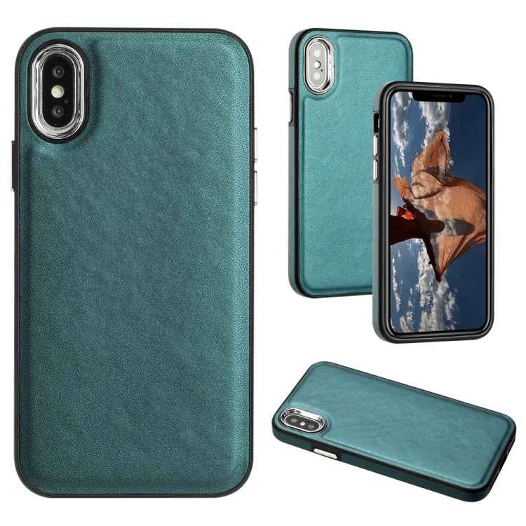 Leather Texture Full Coverage Phone Case, For iPhone 11 Pro, For iPhone X / XS, For iPhone XR, For iPhone XS Max, For iPhone 6s Plus / 7 Plus / 8 Plus