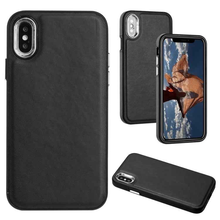 Leather Texture Full Coverage Phone Case, For iPhone 11 Pro, For iPhone X / XS, For iPhone XR, For iPhone XS Max, For iPhone 6s Plus / 7 Plus / 8 Plus