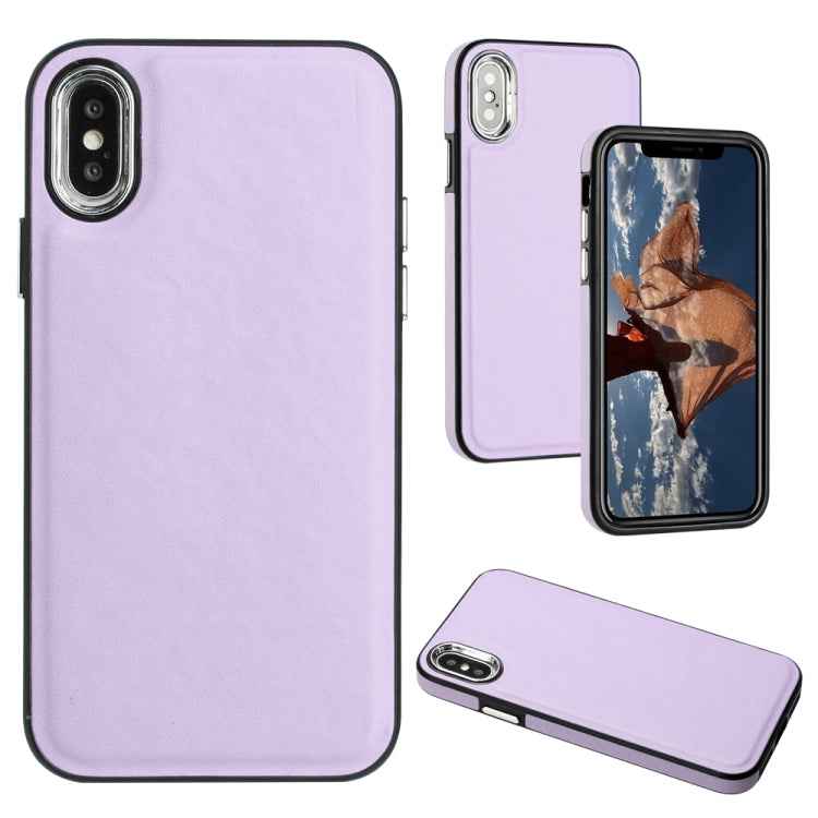 Leather Texture Full Coverage Phone Case, For iPhone 11 Pro, For iPhone X / XS, For iPhone XR, For iPhone XS Max, For iPhone 6s Plus / 7 Plus / 8 Plus