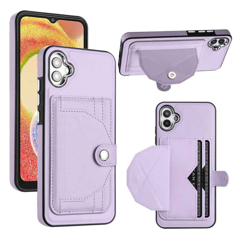 Shockproof Leather Phone Case with Card Holder, For Samsung Galaxy A04E / F04 / M04, For Samsung Galaxy A14 4G / A14 5G, For Samsung Galaxy A34 5G, For Samsung Galaxy A54 5G, For Samsung Galaxy S23 Ultra, For Samsung Galaxy S23, For Samsung Galaxy A04 ...