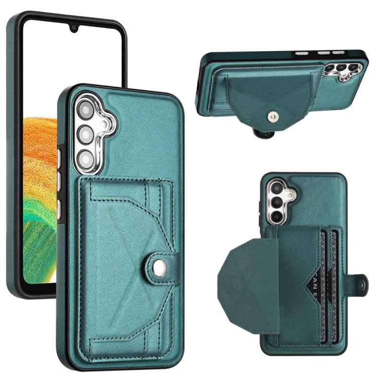 Shockproof Leather Phone Case with Card Holder, For Samsung Galaxy A04E / F04 / M04, For Samsung Galaxy A14 4G / A14 5G, For Samsung Galaxy A34 5G, For Samsung Galaxy A54 5G, For Samsung Galaxy S23 Ultra, For Samsung Galaxy S23, For Samsung Galaxy A04 ...