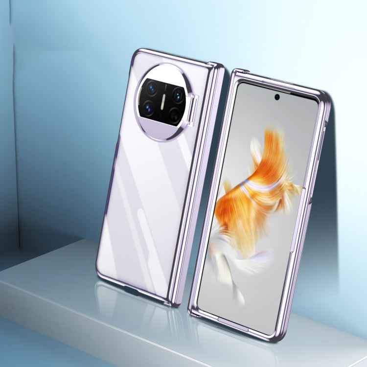 Electroplating PC Folding Phone Case with Hinge