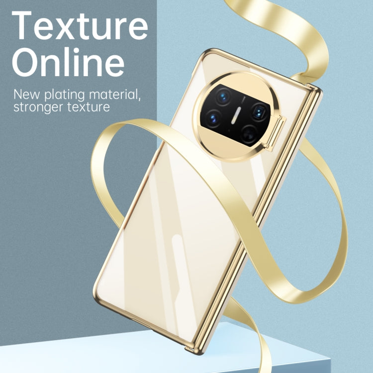 Electroplating PC Folding Phone Case with Hinge