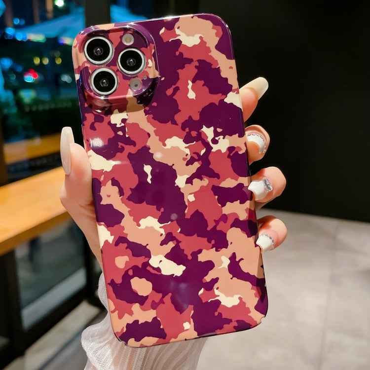 Precise Hole Camouflage Pattern PC Phone Case, For iPhone 14 Pro, For iPhone 14 Pro Max, For iPhone SE 2022 / 2020 / 8 / 7, For iPhone 13 Pro Max, For iPhone 13 Pro, For iPhone 13