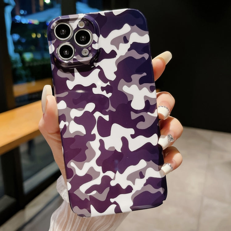 Precise Hole Camouflage Pattern PC Phone Case, For iPhone 14 Pro, For iPhone 14 Pro Max, For iPhone SE 2022 / 2020 / 8 / 7, For iPhone 13 Pro Max, For iPhone 13 Pro, For iPhone 13