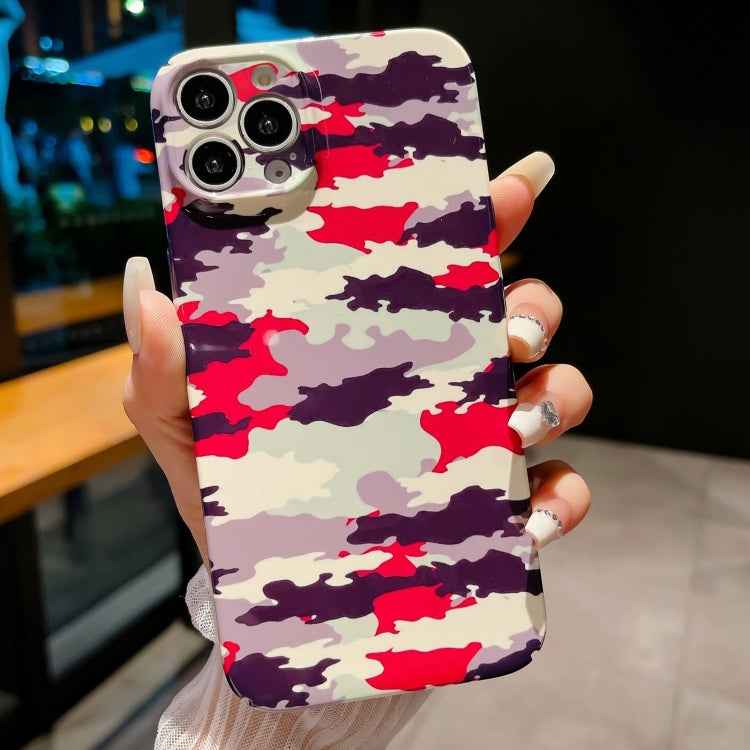 Precise Hole Camouflage Pattern PC Phone Case, For iPhone 15 Pro Max, For iPhone 15 Pro, For iPhone 15 Plus, For iPhone 15, For iPhone 14 Plus, For iPhone 14