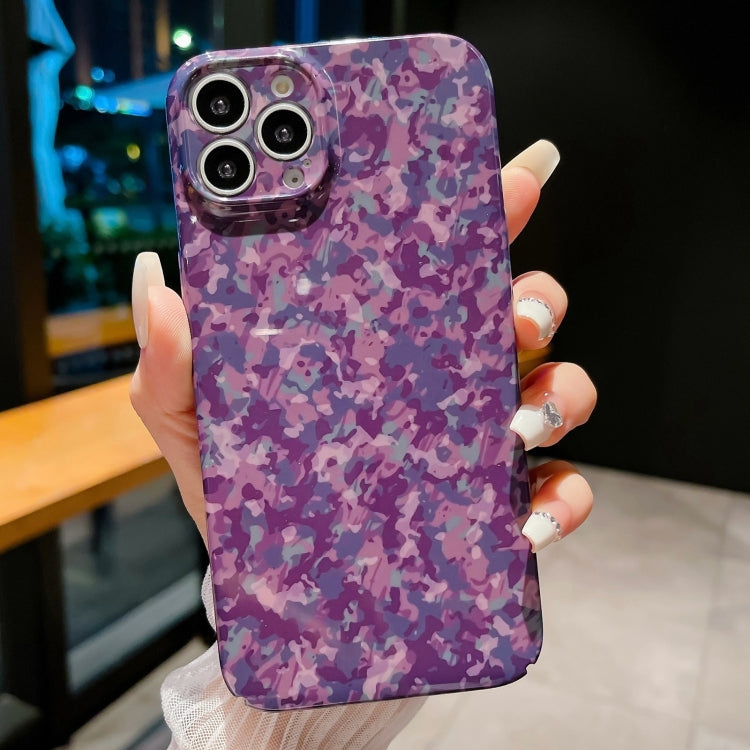 Precise Hole Camouflage Pattern PC Phone Case, For iPhone 15 Pro Max, For iPhone 15 Pro, For iPhone 15 Plus, For iPhone 15, For iPhone 14 Plus, For iPhone 14