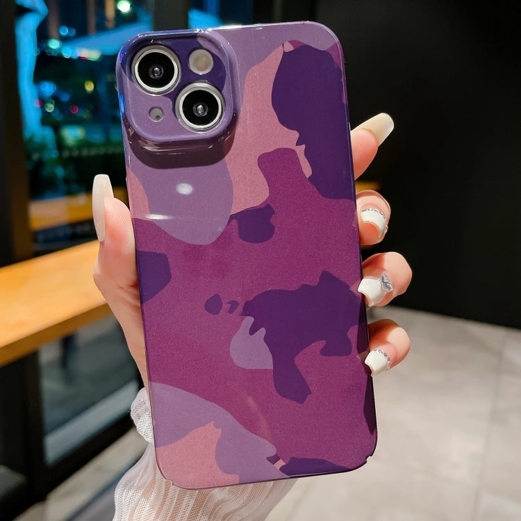 Precise Hole Camouflage Pattern PC Phone Case, For iPhone 15 Pro Max, For iPhone 15 Pro, For iPhone 15 Plus, For iPhone 15, For iPhone 14 Plus, For iPhone 14