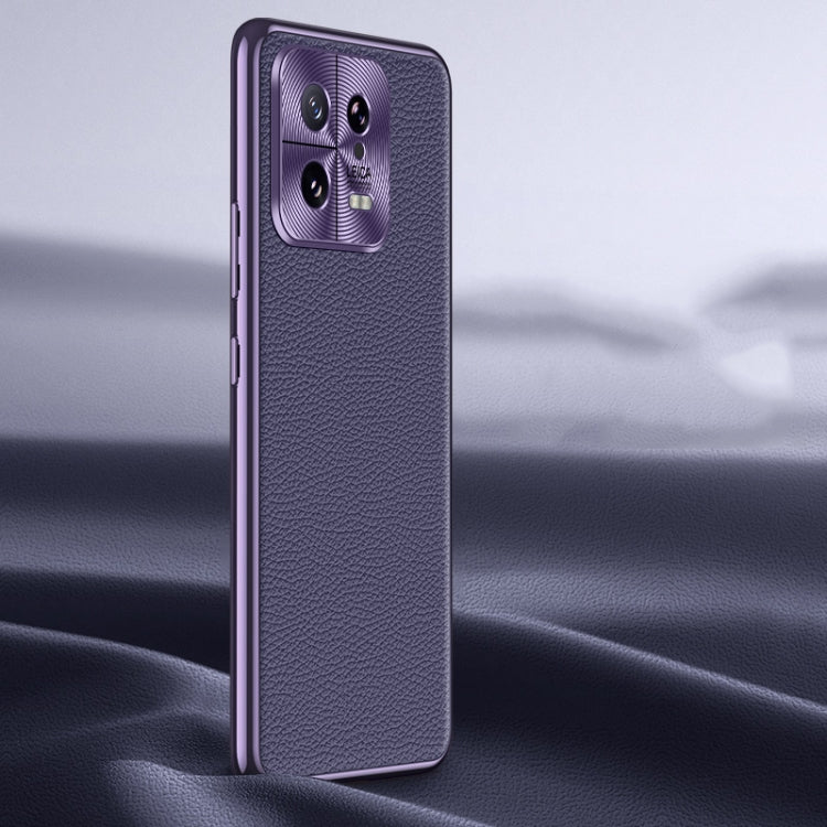 Litchi Texture Genuine Leather Phone Case, For Xiaomi Redmi K60 Ultra, For Xiaomi 13 Ultra, For Xiaomi Redmi K60 Pro, For Xiaomi Redmi K60, For Xiaomi 13 Pro, For Xiaomi 13