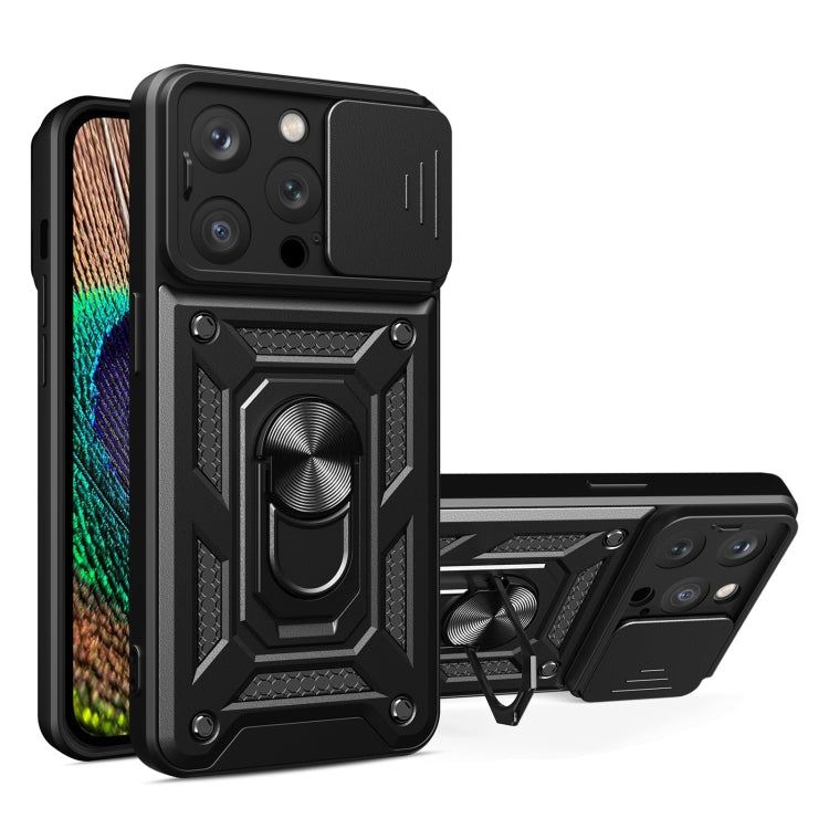 Sliding Camera Cover Design TPU+PC Phone Case, For iPhone 16 Pro, For iPhone 16 Plus, For iPhone 16, For iPhone 15 Pro