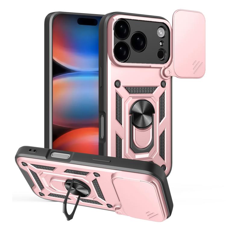 Sliding Camera Cover Design TPU+PC Phone Case, For iPhone 18 Pro, For iPhone 18 Pro Max, For iPhone 17e / 16e, For iPhone 17 Pro Max, For iPhone 17 Pro, For iPhone 17